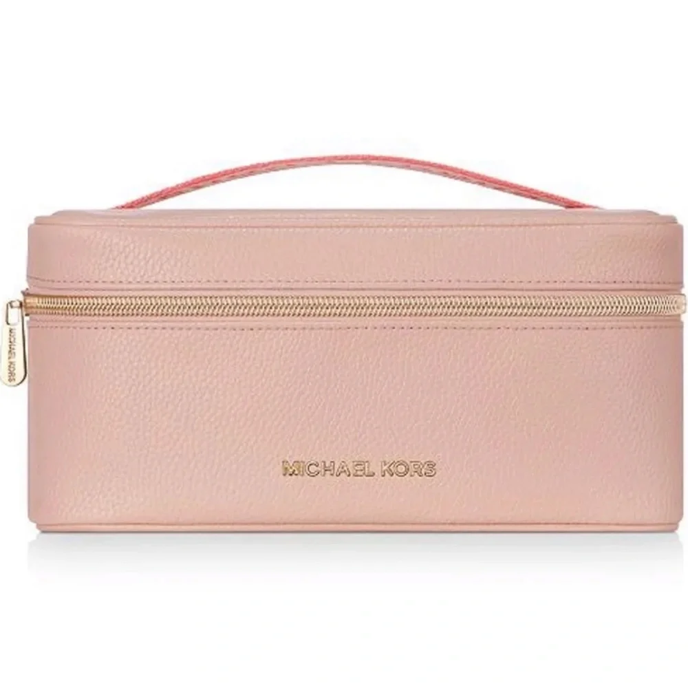 Michael Kors Pouch Cosmetic Bag Train Case Travel